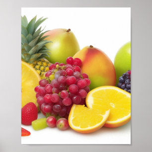 Wall Art exotic fruits poster