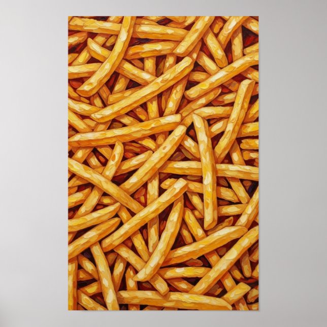Wall art. French fries. Poster (Front)