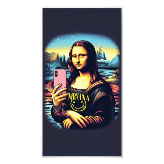 WALL ART Mona Lisa Portrait fine art Painting (Front)