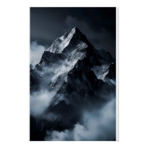 Wall art mountains poster for your living room