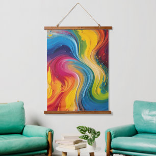 Wall Art of Colour Mix Painting 