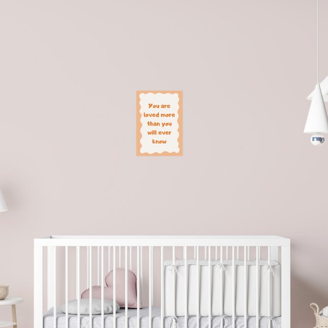 Wall Art Poster for Kids Room (unframed) (Nursery 2)