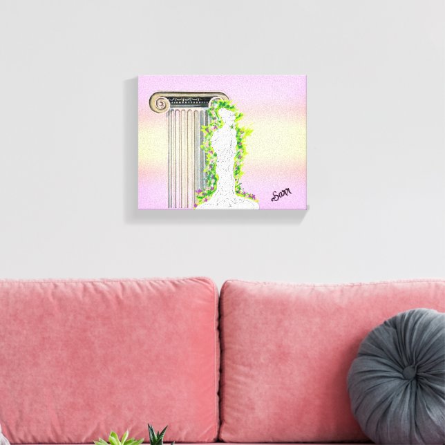 Wall Art : Statue of a Goddess . (Insitu(LivingRoom))