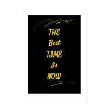 Wall Art with Motivational Quotes,gold and black  