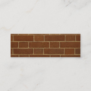 Wall Bricks bookmark business card