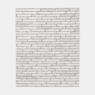 Wall bricks template structure fleece blanket