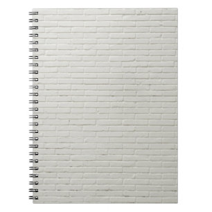 Wall bricks white white brick wall notebook