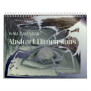 Wall Calendar Abstract Dimensions