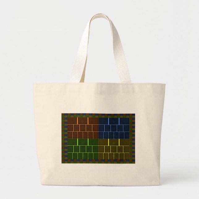 Wall canvas large tote bag (Front)