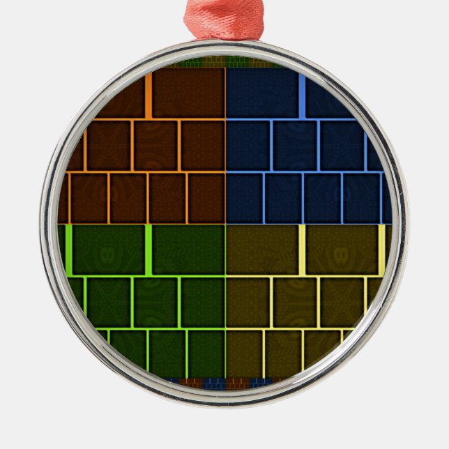 Wall canvas metal tree decoration (Front)