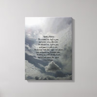  WALL CANVAS MOTHER NATURE  POEM STYLE DESIGN
