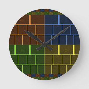 Wall canvas round clock