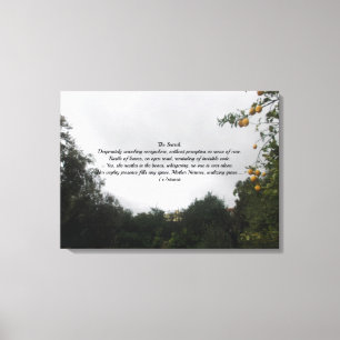  WALL CANVAS THE SEARCH POEM STYLE  PRINT