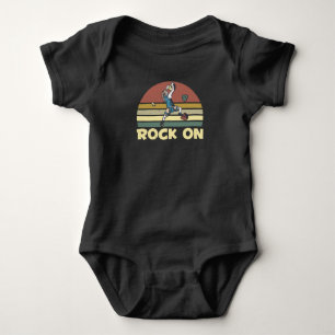 Wall Climbing Girl Indoor Bouldering Woman Baby Bodysuit