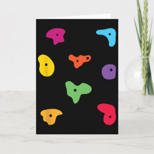 Wall Climbing Indoor Rock Climbers Action Sports A Card