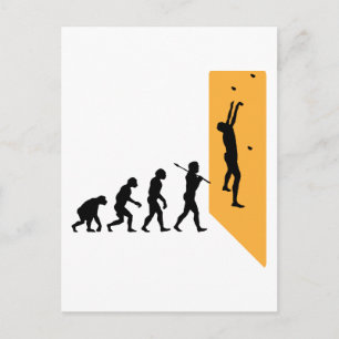 Wall Climbing Postcard