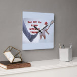 Wall Clock<br><div class="desc">Customize your wall clock to create a functional wall décor statement piece to perfectly match your home décor, show off your art or favorite photo, or give as a personalized gift. This unique, high-quality wall clock is vibrantly printed with AcryliPrint®HD process and features a pre-installed backside hanging slot for easy...</div>