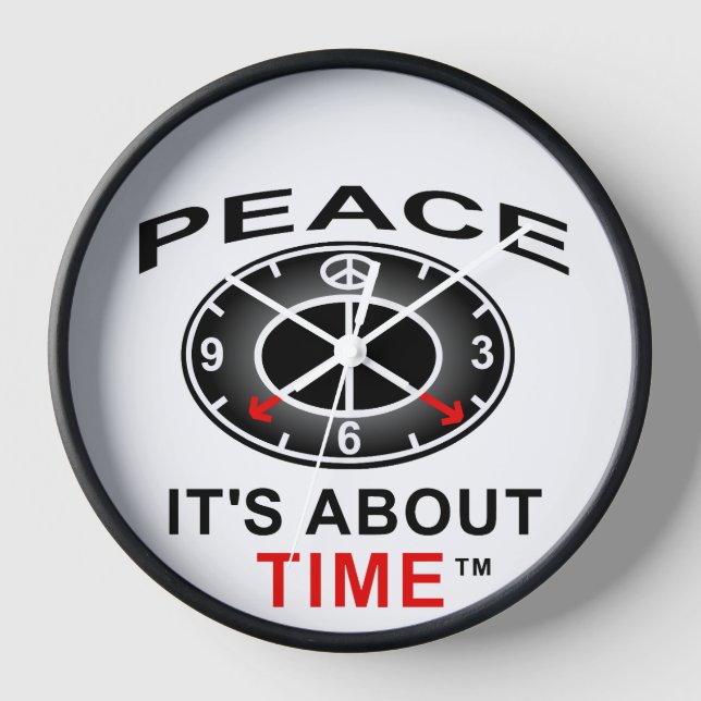 Wall Clock, 10" Round Clock (Front)