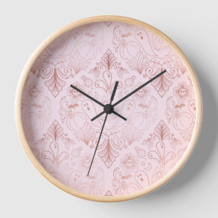 Wall Clock, 25.4 cm Round Natural Wood Frame Clock