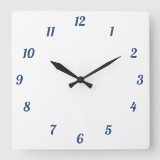 Wall Clock, 27.3 cm Square Acrylic Square Wall Clock