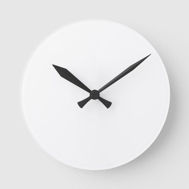 Wall Clock, 8" Round Acrylic Clock (Front)