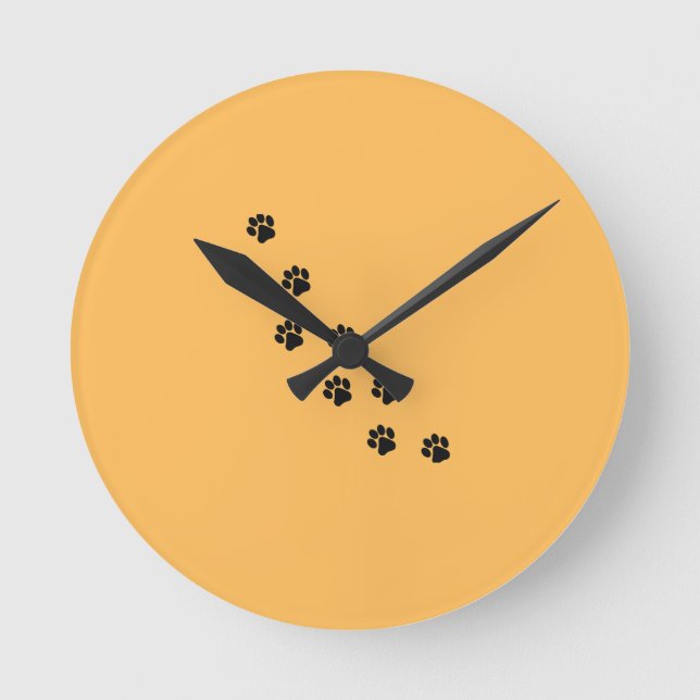 Wall Clock, 8" Round Acrylic Round Clock (Front)