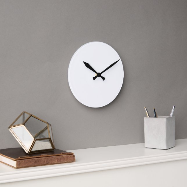 Wall Clock, 8" Round Acrylic Round Clock (Office)