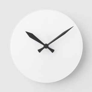 Wall Clock, 8" Round Acrylic Round Clock