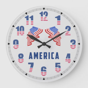 Wall clock, America  Large Clock