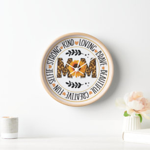 Wall clock as a gift for mum on her day
