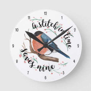 Wall Clock (Black Numbers)