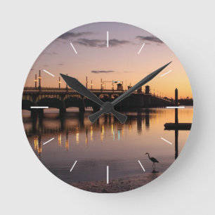 Wall Clock -Bridge of Lions, St. Augustine, FL