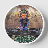 Wall Clock DJ Design