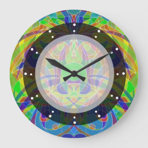 Wall Clock Ethnic Style