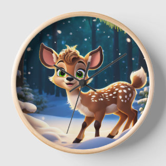 Wall Clock, fawn  Clock