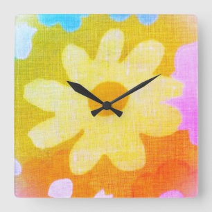 Wall Clock FLOWER DESIGN STYLE