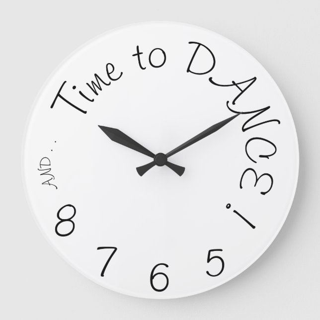 Wall clock for dancers (Front)