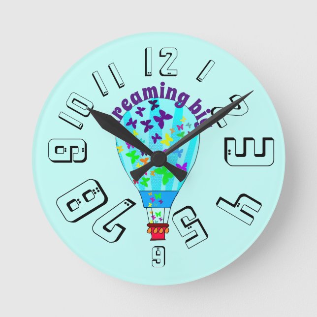 Wall clock for kids rooms (Front)