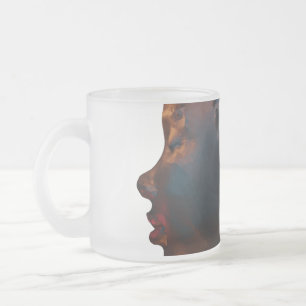 Wall Clock Frosted Glass Coffee Mug