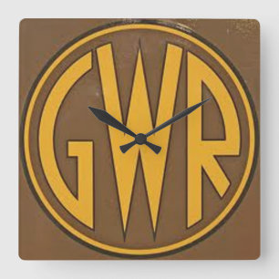Wall Clock - GWR (Great Western Railway) Logo