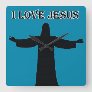 Wall Clock i love jesus