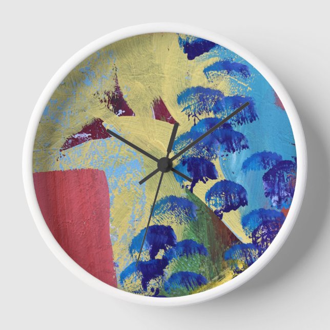 Wall Clock in Another World Design (Front)