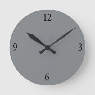 Wall Clock in Grey
