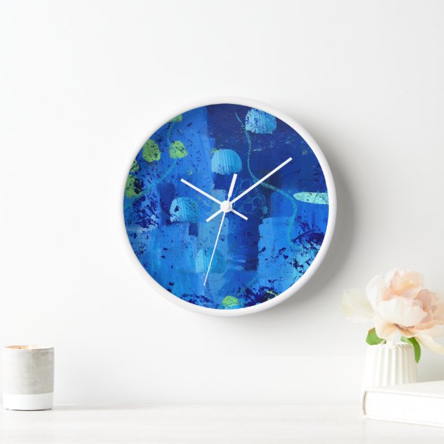 Wall Clock in Jellyfish Design (Home)