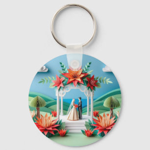 Wall Clock Key Ring