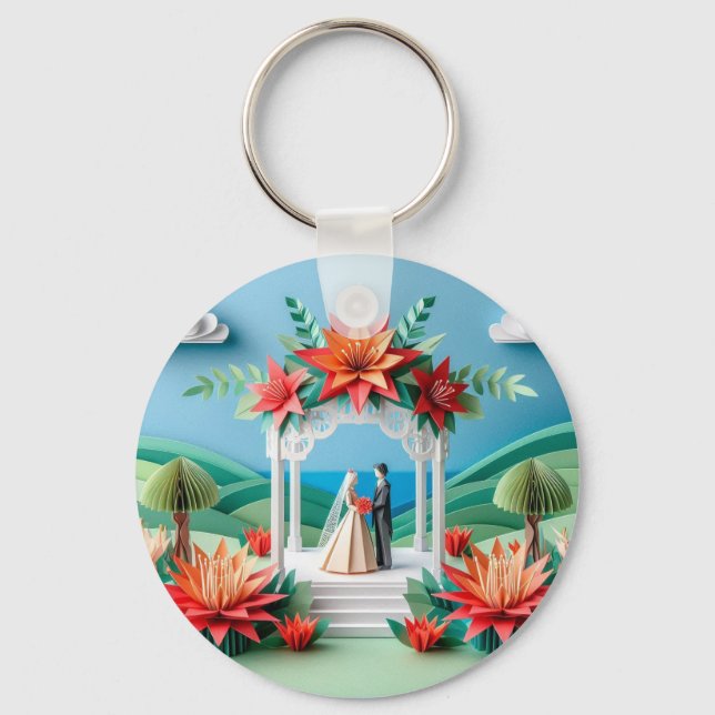 Wall Clock Key Ring (Front)