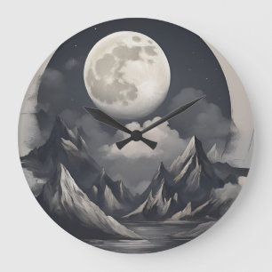 Wall Clock Moon