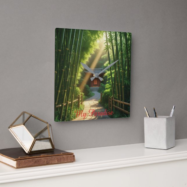 Wall Clock My Paradise (Office)