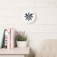Wall Clock - Sun