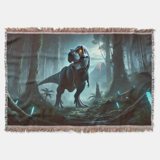 Wall Clock Throw Blanket (Front)